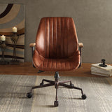 Hamilton Cocoa Top Grain Leather Executive Office Chair