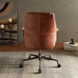Hamilton Cocoa Top Grain Leather Executive Office Chair