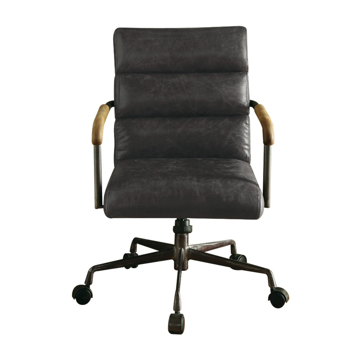 Harith Antique Slate Top Grain Leather Executive Office Chair