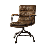 Harith Vintage Whiskey Top Grain Leather Executive Office Chair