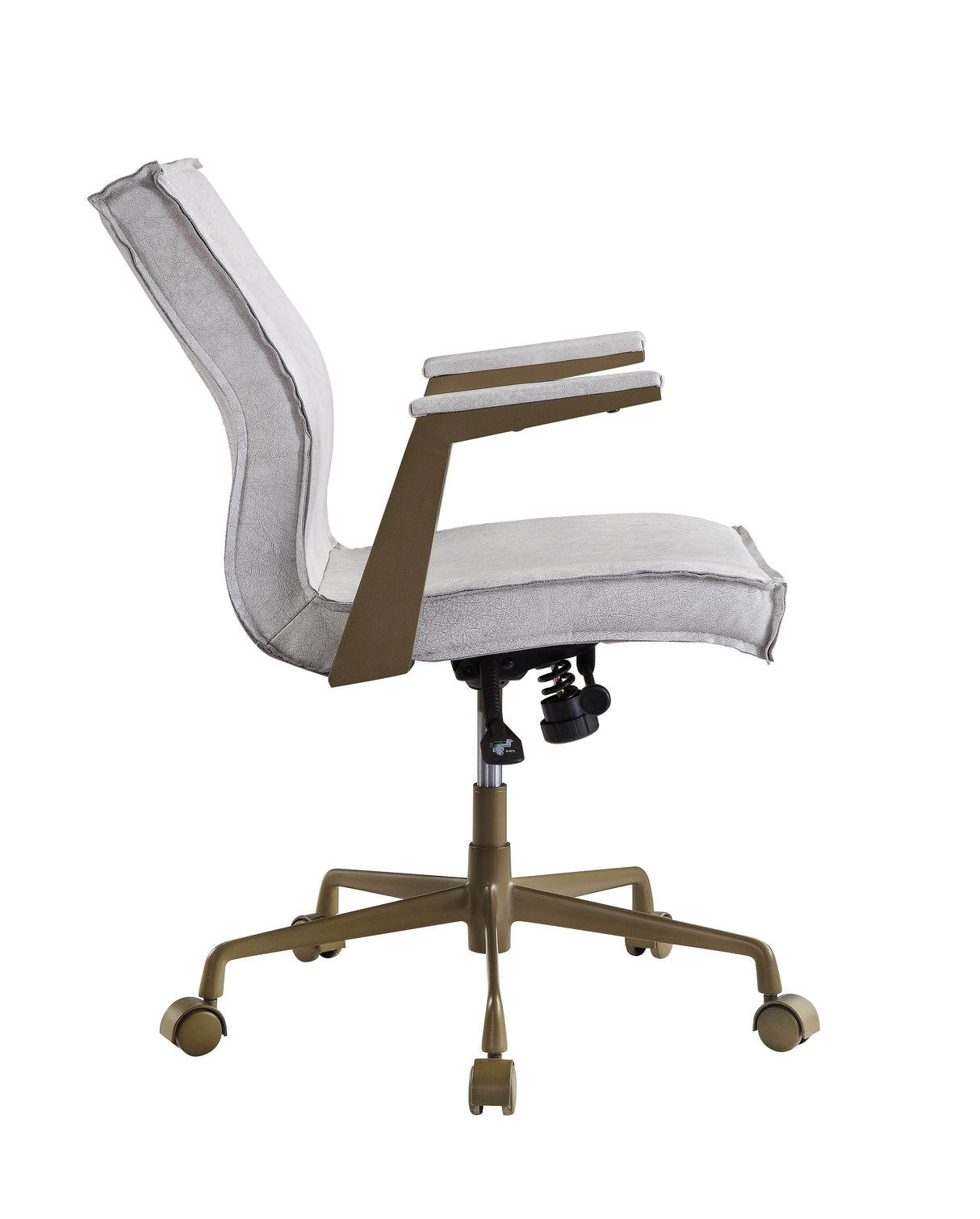 Attica Vintage White Top Grain Leather Executive Office Chair