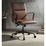 Indra Vintage Chocolate Top Grain Leather Executive Office Chair