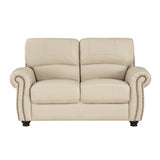 Foxborough Exposed Wood Feet With Espresso Love Seat