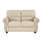 Foxborough Exposed Wood Feet With Espresso Love Seat