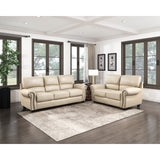 Foxborough Exposed Wood Feet With Espresso Love Seat