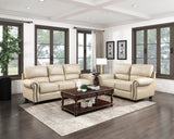 Foxborough Exposed Wood Feet With Espresso Love Seat