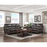 Foxborough Exposed Wood Feet With Espresso Sofa