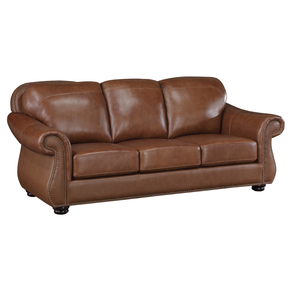 Attleboro Exposed Wood Feet With Espresso Sofa