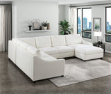 Zayden Exposed Wood Feet With Espresso 4-Piece Sectional Right Chaise