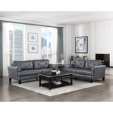 Thierry Exposed Wood Feet With Espresso Love Seat