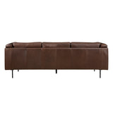 Soren Metal Legs With Espresso Sofa