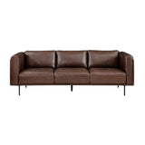 Soren Metal Legs With Espresso Sofa