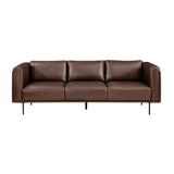 Soren Metal Legs With Espresso Sofa