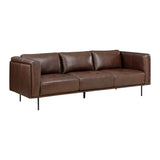Soren Metal Legs With Espresso Sofa