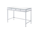 Canine Mirrored And Chrome Finish Writing Desk
