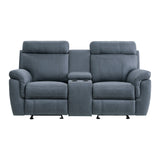 Clifton Double Glider Reclining Love Seat With Center Console