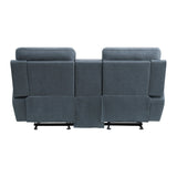 Clifton Double Glider Reclining Love Seat With Center Console