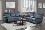 Clifton Double Glider Reclining Love Seat With Center Console