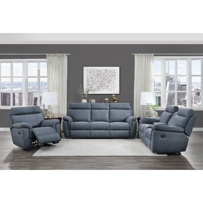 Clifton Double Glider Reclining Love Seat With Center Console
