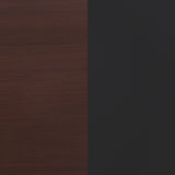 Zimmerlee Rust Brown 2-Drawer Side Table With Shelf