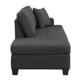 Elmont Charcoal Chaise