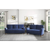 Dunleith Blue Velvet Sofa