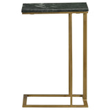 Vicente Accent Table With Marble Top Grey