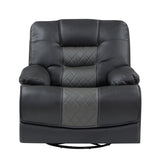 Fabian Grey Swivel Glider Reclining Chair