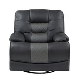 Fabian Grey Swivel Glider Reclining Chair