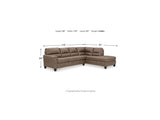 Navi Fossil 2-Piece Right-Arm Facing Sectional Sofa Chaise