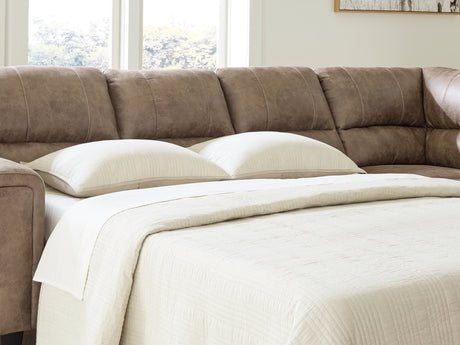 Navi Fossil 2-Piece Right-Arm Facing Sectional Sofa Sleeper Chaise