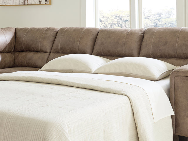 Navi Fossil 2-Piece Left-Arm Facing Sectional Sofa Sleeper Chaise