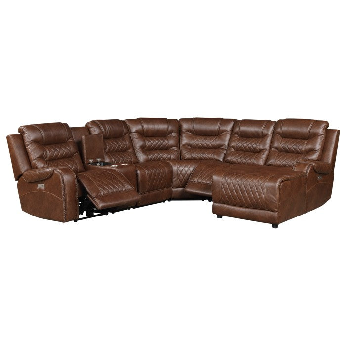 Putnam 6-Piece Modular Power Reclining Sectional With Right Chaise