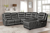 Putnam 6-Piece Modular Power Reclining Sectional With Right Chaise