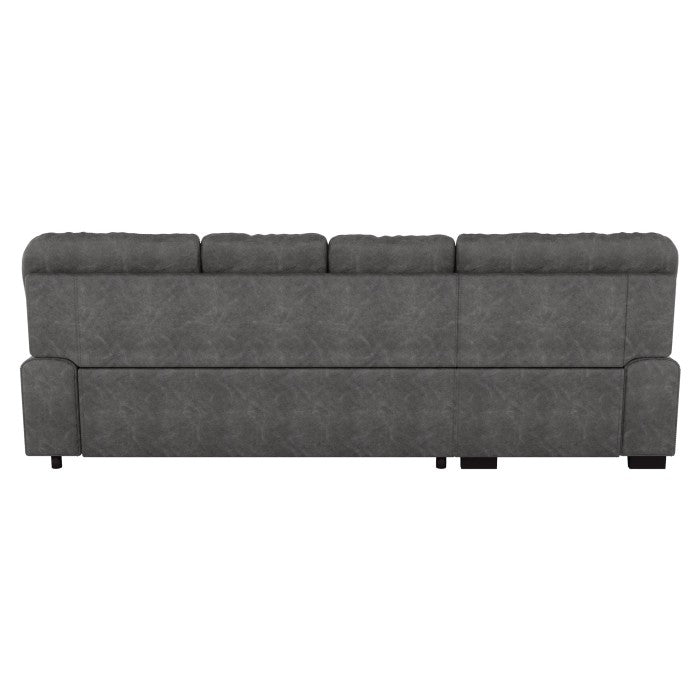 Michigan 2-Piece Sectional With Pull-Out Bed And Left Chaise Hidden Storage