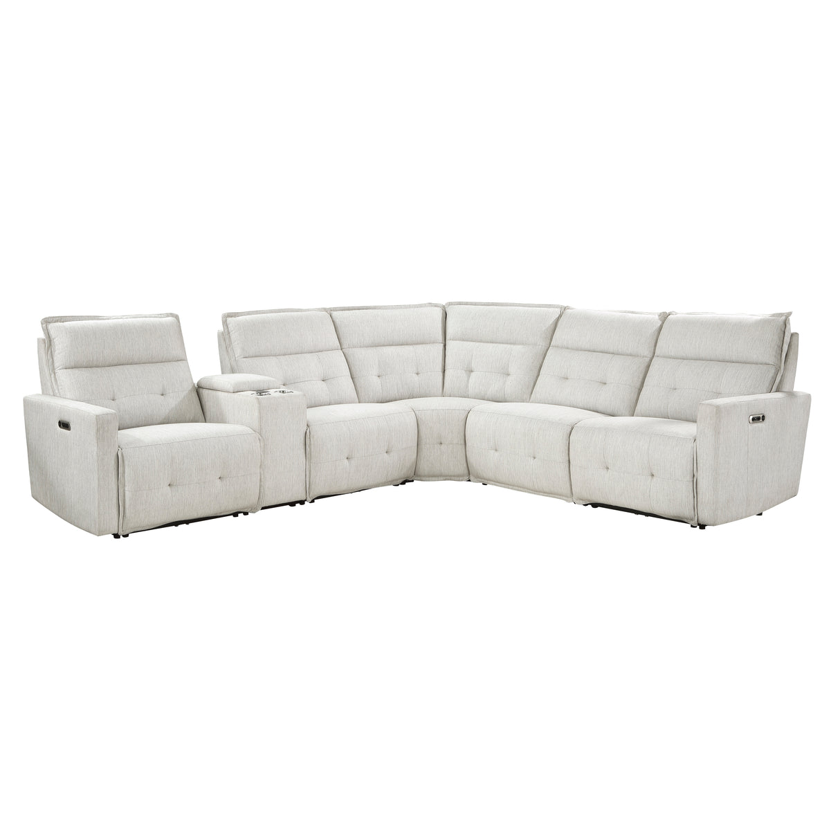 Salida 6-Piece Modular Power Reclining Sectional With Headrests