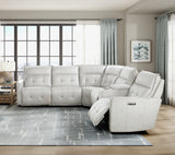 Salida 6-Piece Modular Power Reclining Sectional With Headrests