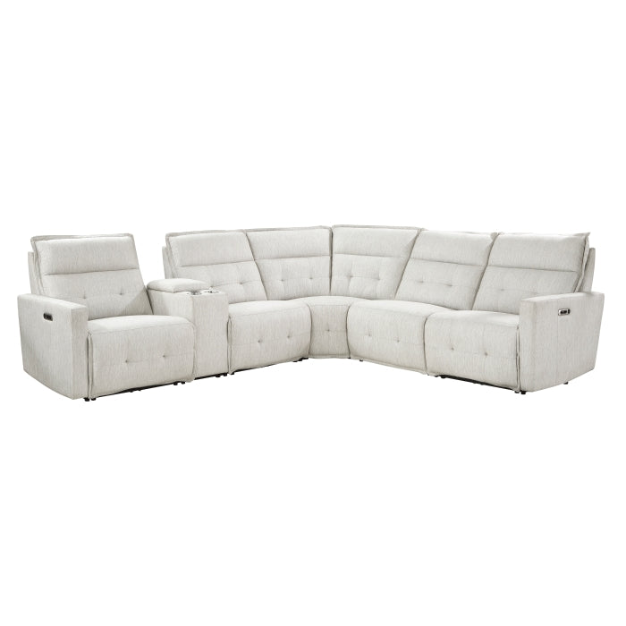 Salida 6-Piece Modular Power Reclining Sectional With Headrests