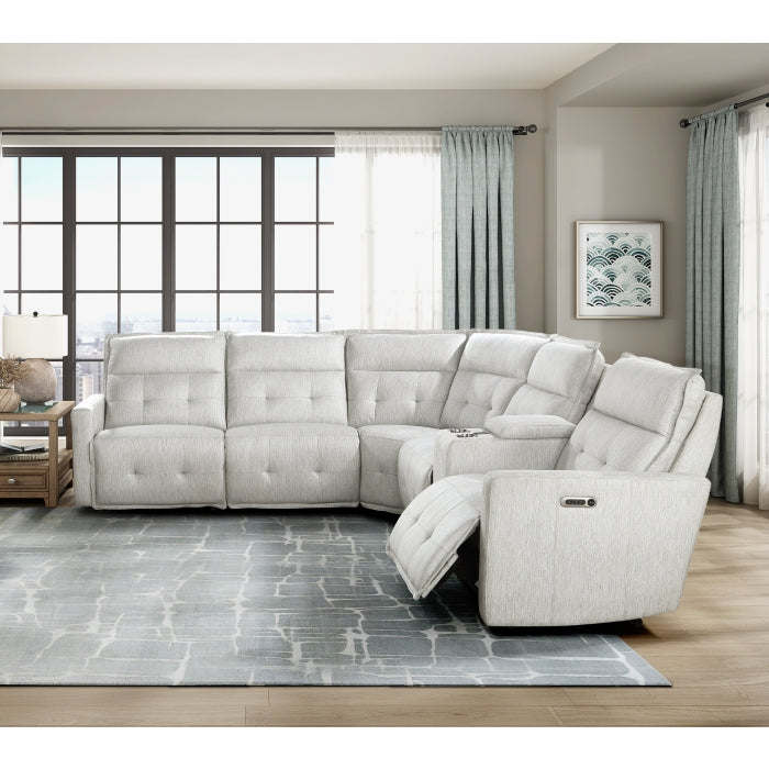 Salida 6-Piece Modular Power Reclining Sectional With Headrests