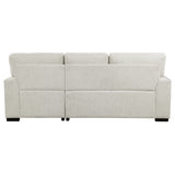 Morelia Exposed Feet With Faux Wood 2-Piece Sectional Pull-Out Bed And Right Chaise Hidden Storage