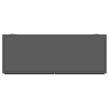 Dalia 2-door Accent Storage Cabinet with Shelving Black