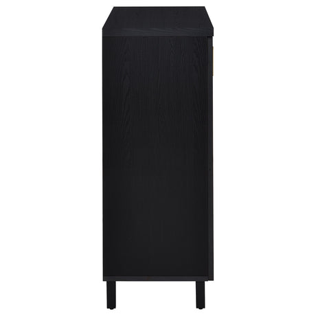 Brixton 2-door Entryway Shoe Storage Cabinets Black