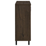 Brixton 2-door Entryway Shoe Storage Cabinets Smoked Oak