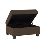 Maston Chocolate Ottoman