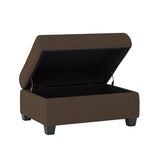 Maston Chocolate Ottoman