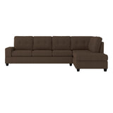 Maston 3-Piece Reversible Sectional With Drop-Down Cup Holders And Storage Ottoman