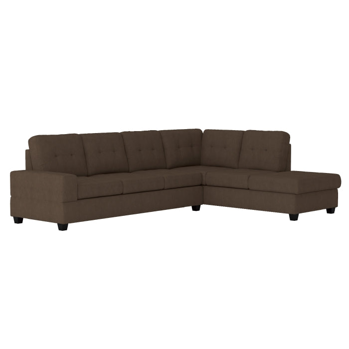 Maston 3-Piece Reversible Sectional With Drop-Down Cup Holders And Storage Ottoman