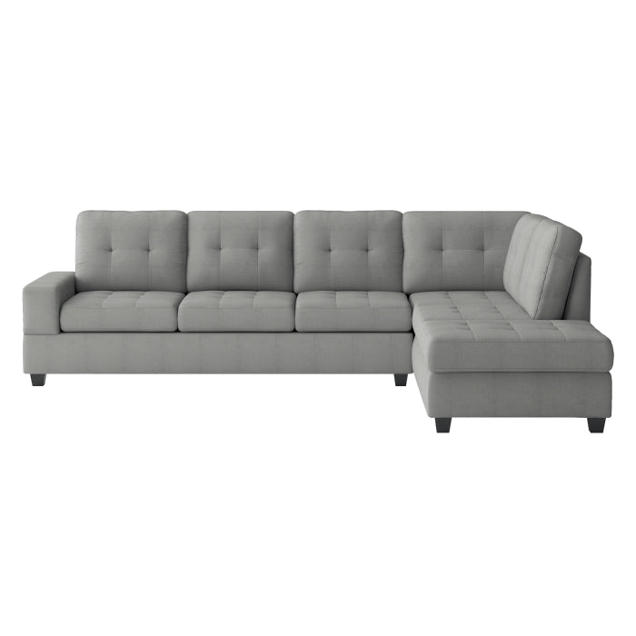 Maston 3-Piece Reversible Sectional With Drop-Down Cup Holders And Storage Ottoman