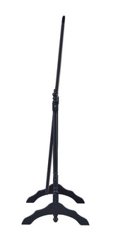 Cabot Rectangular Cheval Mirror With Arched Top Black