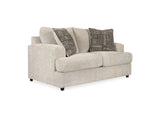 Soletren Stone Sofa, Loveseat, And Ottoman
